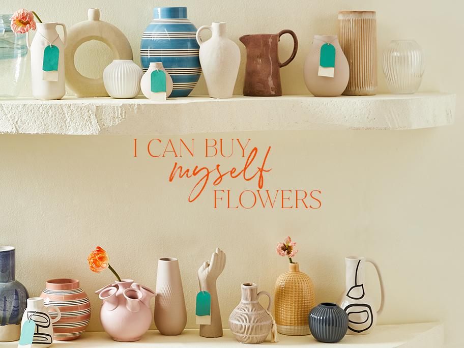 Blumen = Selflove! Vasen ab 7 €