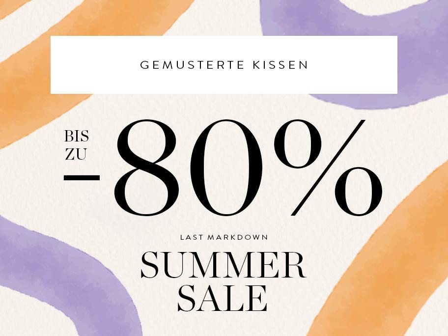 Gemusterte Kissen 