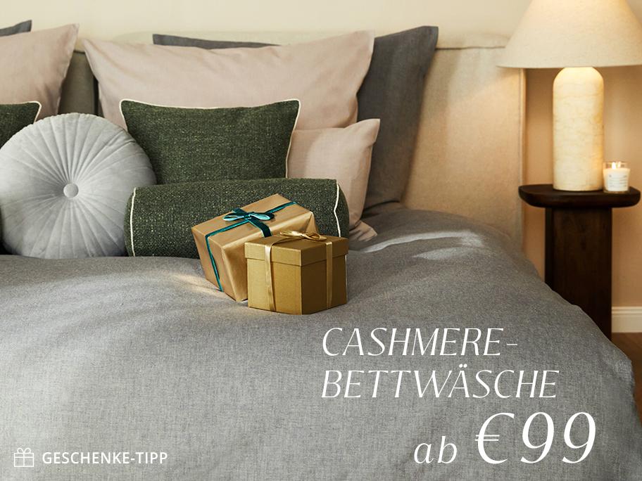 Geschenke-Highlight Cashmere-Bettwäsche 