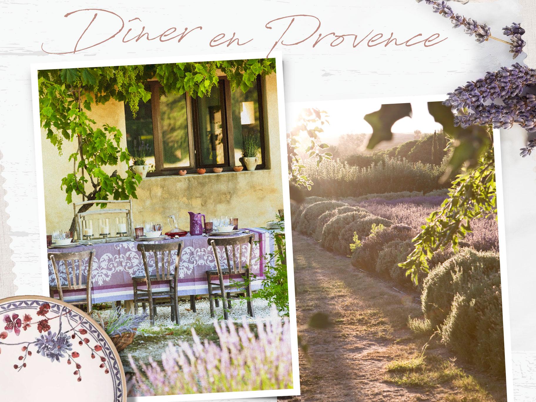 Abendessen wie in der Provence