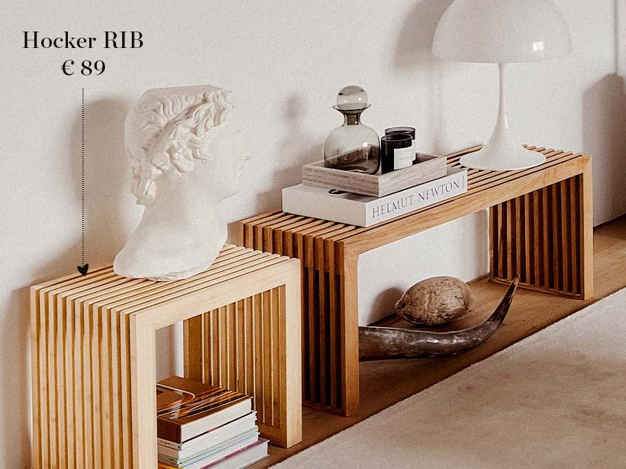 Design-Hocker & -Bank RIB