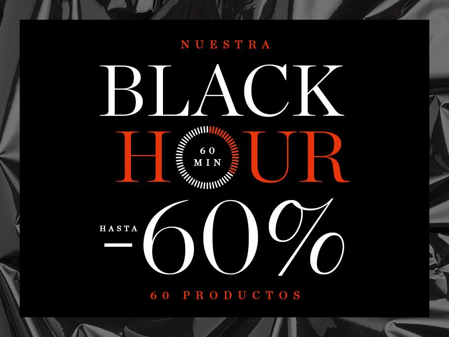 60 60 60: BLACK HOUR Friday Sale