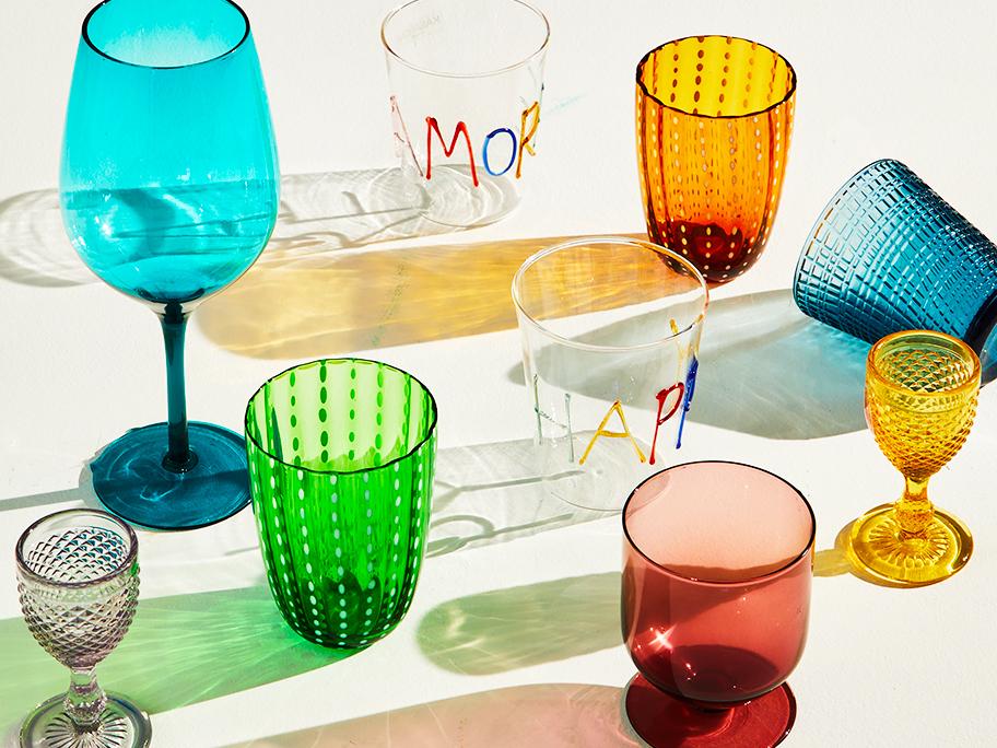 Bicchieri: Colore e Texture
