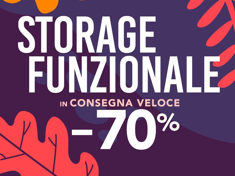 Storage Funzionale fino a -70%