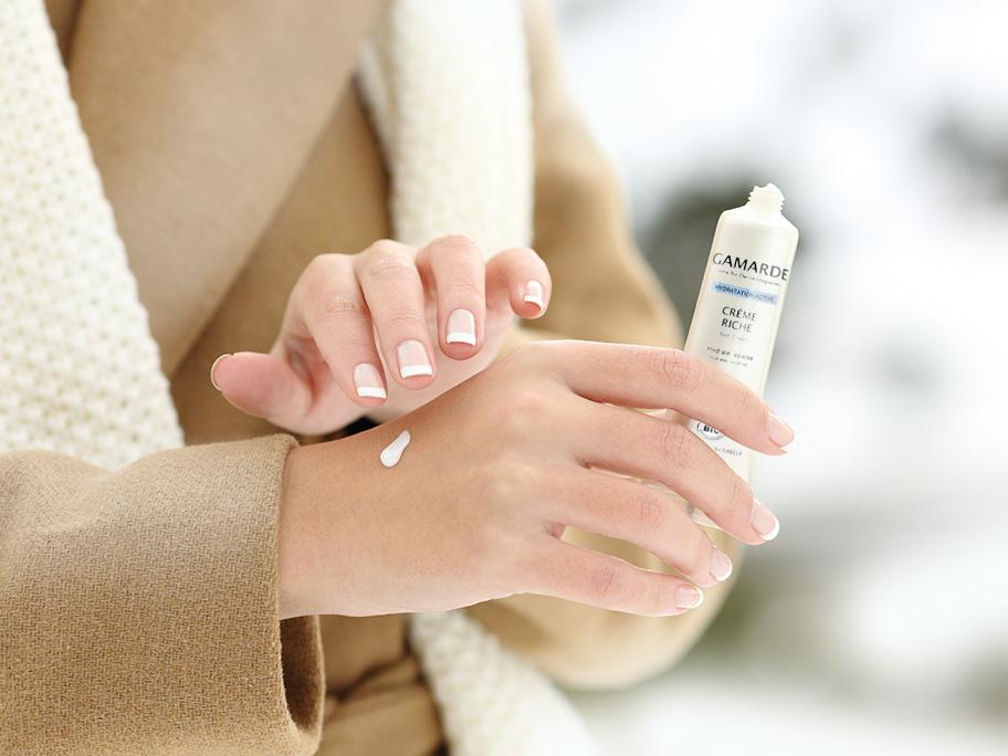Chráňte pokožku pred mrazom