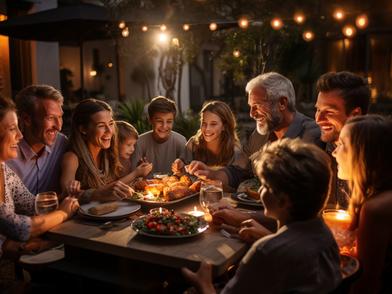  Alles für ein Family-Dinner draußen