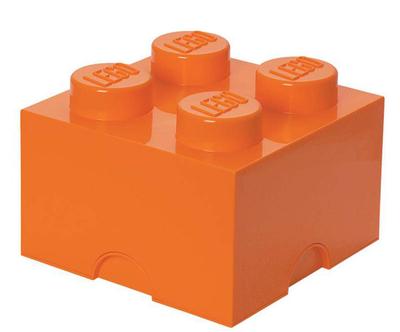 Dóza "LEGO® Brick 4 Oranžová”, 25 x 25 x 18 cm