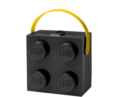 Lunchbox s rukojetí "LEGO® Černá”, 11,6 x 16,5 x 17,3 cm