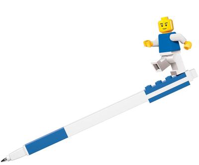 Gelov propiska s minifigurkou "LEGO® Modr”, 2 x 4,8 x 18 cm