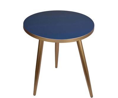 Stolek "Fae Blue”, Ø 39,5, v. 46,5 cm