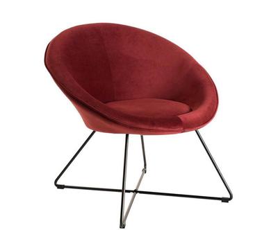 Keslo "Agathe Red II”, 64 x 72 x 69 cm