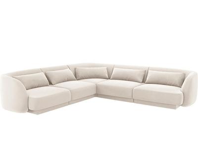 Ptimstn dvoustrann rohov pohovka "Tulum Light Beige”, 252 x 252 x 74 cm