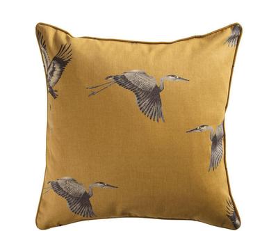 Dekorativn polt "Cranes Gilt”, 45 x 45 cm