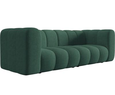 Trojmstn modulrn pohovka "Lupine Green”, 228 x 87 x 70 cm
