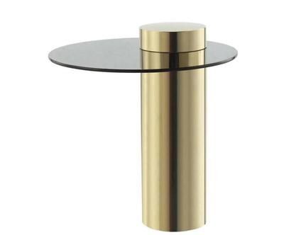 Stolek "Otara Gold & Grey”, Ø 46, výš. 52 cm