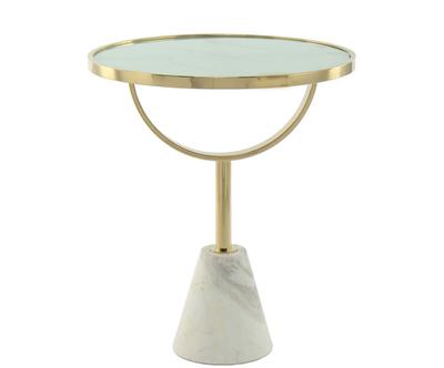 Stolek "Oscar White”, Ø 46, výš. 54 cm