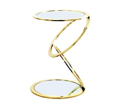 Stolek "Aros Gold”, Ø 45, v. 65 cm