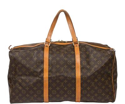 Vintage kabelka "Sac Souple Brown”, 55 x 28 x 24 cm
