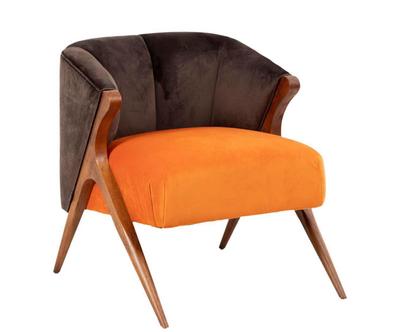 Křeslo "Kirkenes Orange”, 78 x 68 x 75 cm