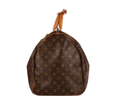 Cestovn vintage taka "Keepall 55 Brown”, 24 x 55 x 31 cm
