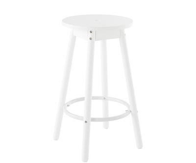 Stolika "Kinna White”, Ø 35, v. 65 cm