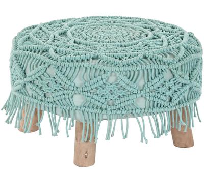 Stolička "Macrame”, Ø 53, výš. 31 cm