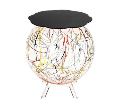 Konferenn stolek "Boollino Multicolor Black”, Ø 40, v. 46 cm