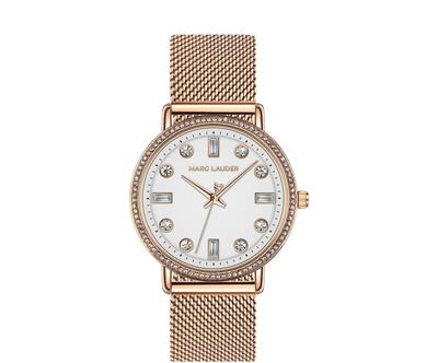 Hodinky "Monaco Rose Gold Mesh”