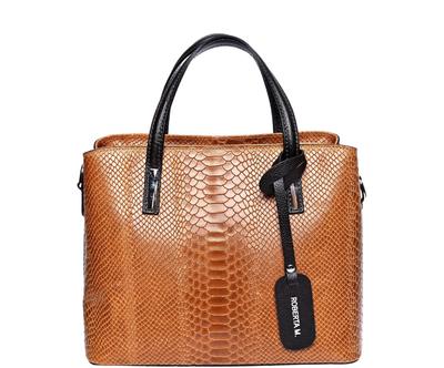 Kabelka "SS24 RM 8067 Cognac”, 25,5 x 31 x 14 cm