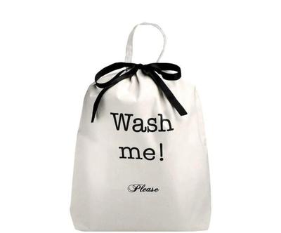 Sáček na prádlo "Wash me!”, 6 x 37 x 37,5 cm