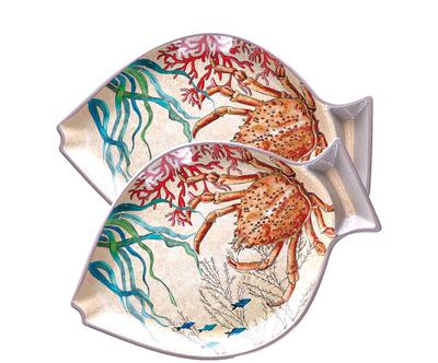 Sada 2 tal "Sea Life Ryby”, 33 x 23 cm