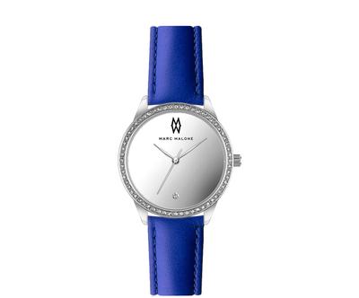 Analogové hodinky "Lauren Mirror Royal Blue Leather”