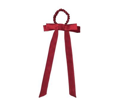 Hedvábná mašle "Ribbon Burgundy”