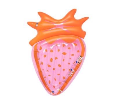 Nafukovací matrace do vody "Luxe Lie On Strawberry Pink Berry”, 135 x 191 x 23 cm
