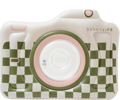 Nafukovací matrace do vody "Luxe Lie On Camera Olive”, 123 x 162 x 23 cm