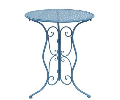 Stolek "Corrine Blue”, Ø 60, v. 70 cm