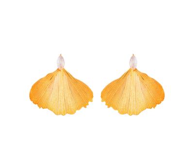 Náušnice "Ginkgo”