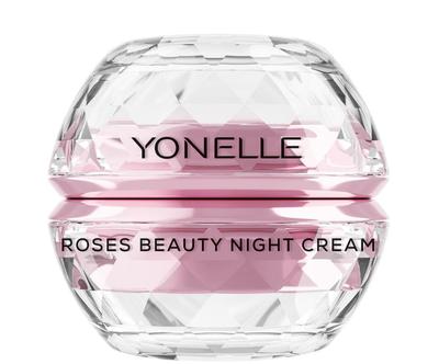 Noční krém na obličej a oční okolí "Rose beauty night”, obj. 50 ml