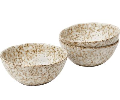 Sada 3 misek "Nuvem Beige”, obj. 137 ml