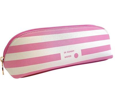 Pouzdro na pera "Sunny Stripe Pink”, 24 x 8,5 x 6 cm