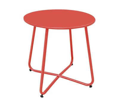 Odkldac stolek "Luna Red”, Ø 45, v. 45 cm