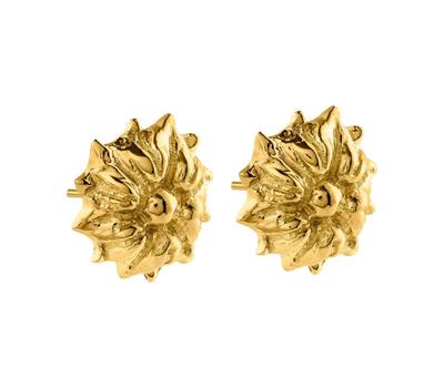 Náušnice "Bellis Gold”, 2,2 x 2,2 cm