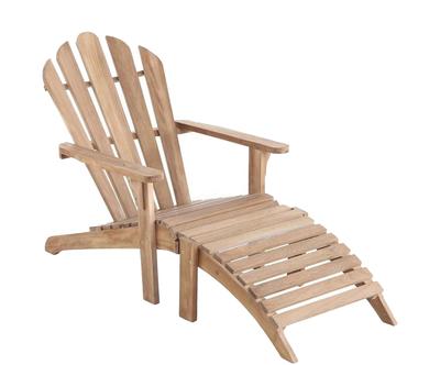 Zahradní křeslo s podnožkou Adirondack