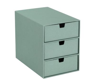 Stolní organizér s 3 zásuvkami Ingrid Soft Teal