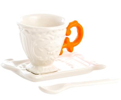 Hrnek na espresso s podšálkem a lžičkou Wares