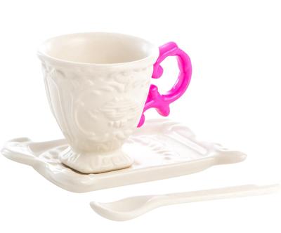 Hrnek na espresso s podšálkem a lžičkou Wares