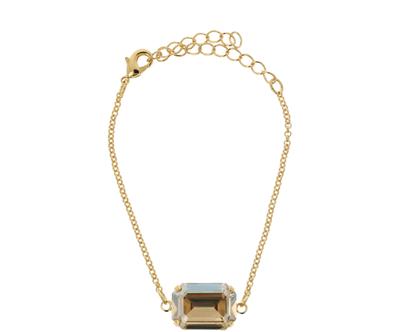 Zlatý náramek s křišťály Swarovski Lady Di