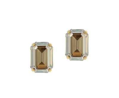 Náušnice s pozlacením a Swarovski krystaly Lady Di