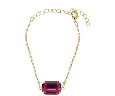 Zlatý náramek s křišťály Swarovski Lady Di