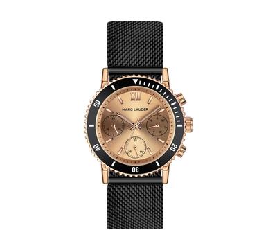 Hodinky Granada Black Mesh